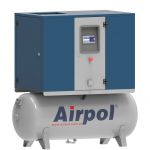 2.2. Sprężarka śrubowa AIRPOL KT4 - na zbiorniku 500 l. z osuszaczem chłodniczym i filtrami